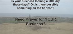 Pray For My Business!