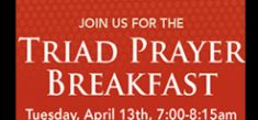 Serventrepreneur to Co-Sponsor Triad Prayer Breakfast